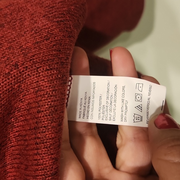 NWT! Izod Red Quarter-Zip Pullover Men's - Picture 4 of 5